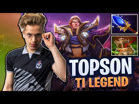 OG.Topson - Invoker Pro Gameplay | IMMORTAL Rank Dota 2 7.28c Top MMR