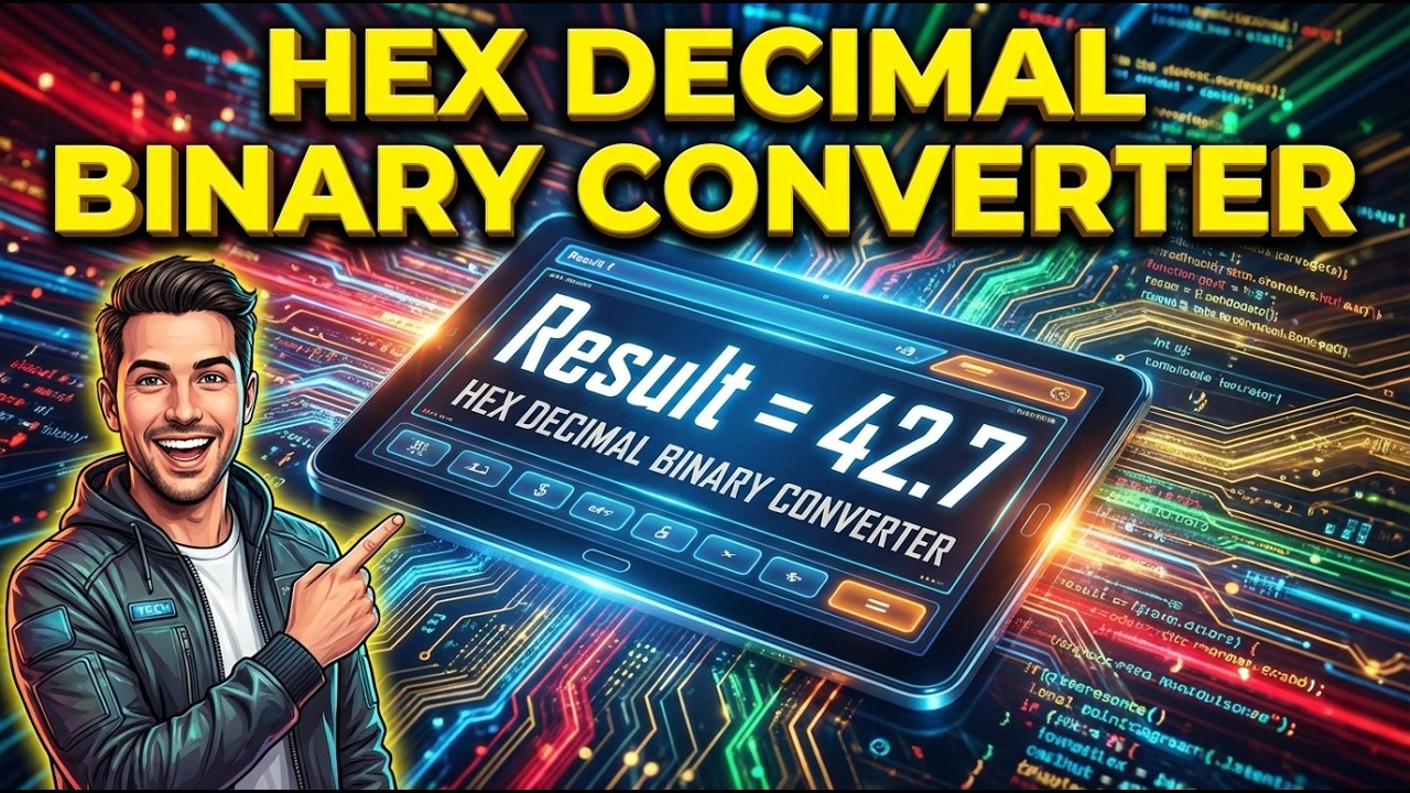 Hex Decimal Binary Converter