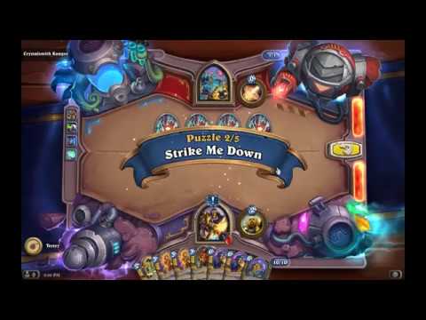 Solution Puzzle Lab Survival: Strike Me Down - Crystalsmith Kangor (2/5), Hearthstone Boomsday