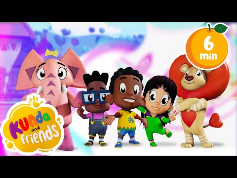 Kunda & Friends Upbeat Mix 🎶 | Nursery Rhymes | Kids Cartoons | Learning Videos For Kids