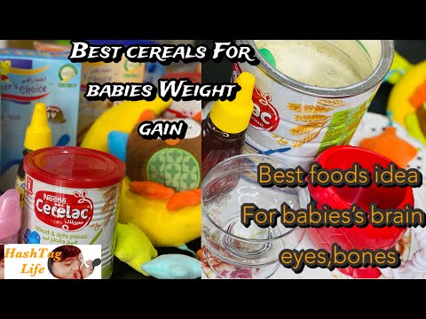 Baby cereals Ideas 6-12 months babies|Weight gain cerelac By HashTagLife