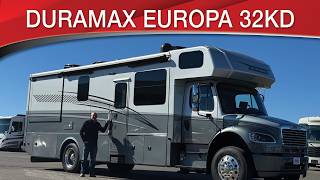 A preview image of the linked video showcasing 2023 Dynamax Europa 32KD