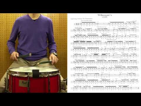 C.Wilcoxon solo 139 スネアルーディメンツ