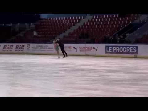 Angelique Abachkina et Louis Thauron SD French Nationals 2015