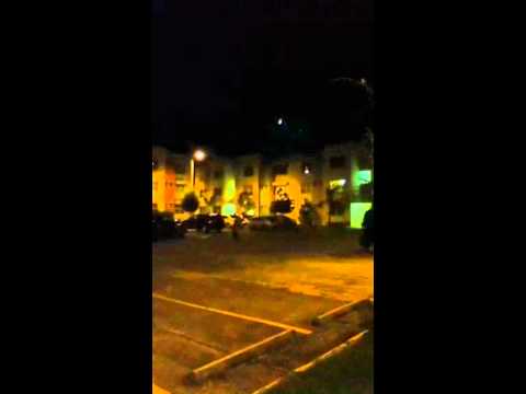 Tiros al aire de algún irresponsable