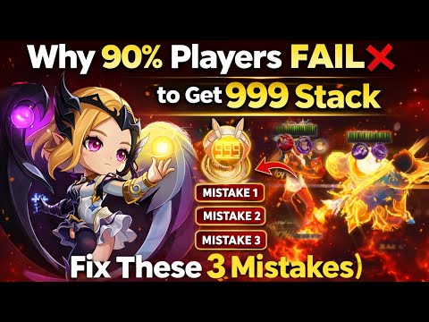 Why 90% Players FAIL to Get 999 Stack❓️ (Fix These 3 Mistakes)