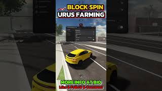 Block Spin URUS ATM FARMING SCRIPT SO FAST EASY CASH 💸 #robloxscript #blockspin #roblox