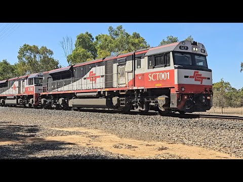 2PM9 SCT up "Dark Ghost" (4x SCTs), Forrestfield to Laverton, 1625, 2/1/25, Great Western VIC