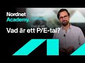 What Is P E Ratio Nordnet Academy