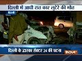 Delhi: Car snatcher killed after crashing into truck in Dwarka