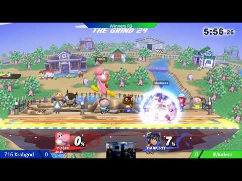 The Grind 29 Krabgod (Yoshi/Mario) vs iModerz (Dark Pit)