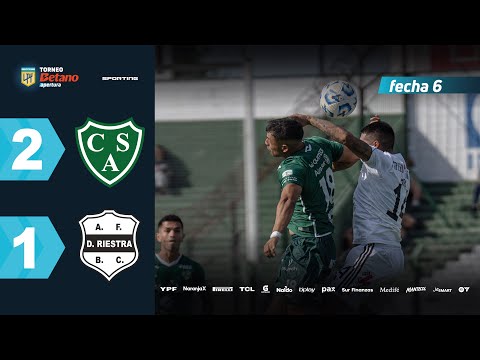 SARMIENTO 2 - 1 DEPORTIVO RIESTRA I Resumen del partido | #TorneoBetano Apertura 2025