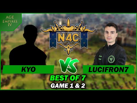 Age of Empires 4 - LucifroN7 vs Kyo - $100k N4C Qualifiers #2 - G1 & G2