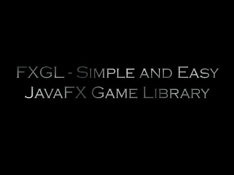 JavaFX Game Tutorial 18 (FXGL Introduction)