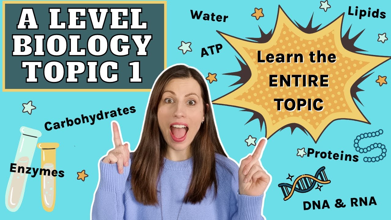 A level Biological Molecules - Learn the ENTIRE topic in this video.  AQA A level Biology Revision