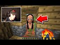 I FOUND MOMO IN HIS MINECRAFT! (scary)