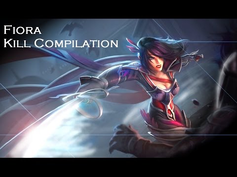 League of legends: Fiora kill compilation
