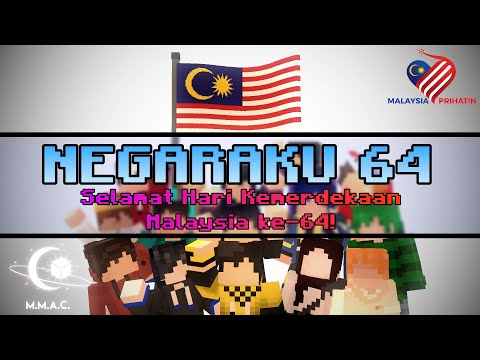 My country is 64 [Hari Kebangsaan Malaysia] | Minecraft Animation Malaysia