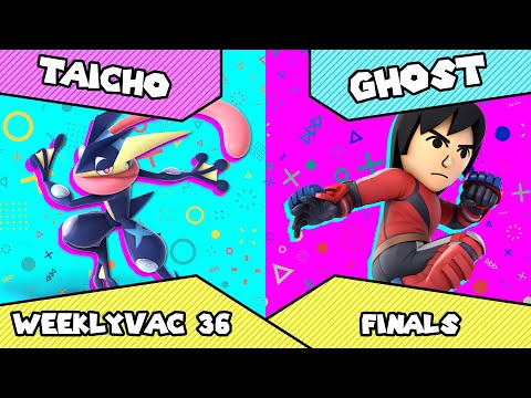 WeeklyVac 36 - SSBU - Taicho (Greninja) vs Ghost (Mii Brawler)