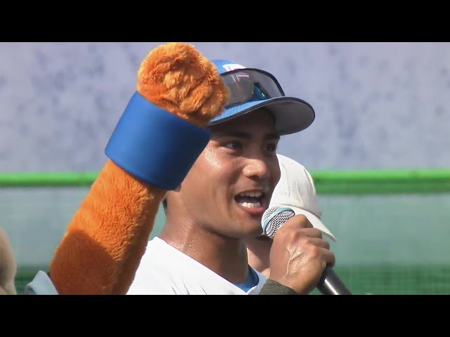【ファーム】 北海道日本ハム・阿部和広選手 ヒーローインタビュー 8月11日 北海道日本ハムファイターズ 対 埼玉西武ライオンズ