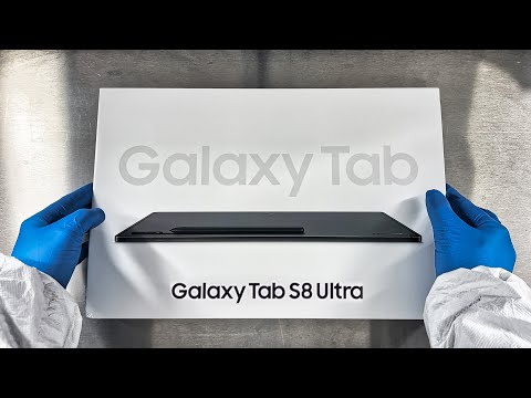 SAMSUNG Galaxy tab S8 ULTRA Unboxing Review and Gameplay - ASMR
