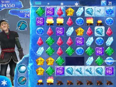 Frozen Free Fall Level 237 Live Action Play Walkthrough
