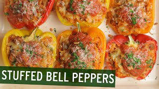 MOUTHWATERING Stuffed Bell Peppers Recipe!