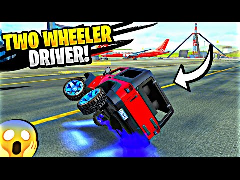 I Drive Jeep Wrangler On "TWO WHEELS!" - Extreme Car Driving Simulator