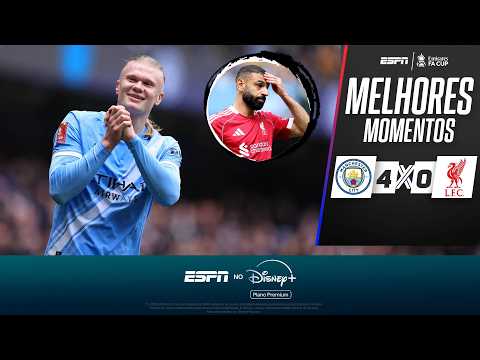 Gols e lances de Manchester City x Liverpool