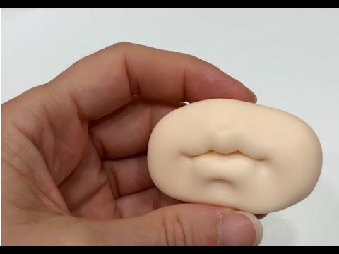 How to make a fairy mouth. Super easy! Como modelar la boca en pocos pasos.