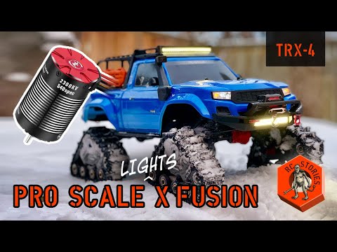 Get Traxxas Pro Scale Lighting To Work With Hobbywing Fusion - RC Stories Garage - Episode 16