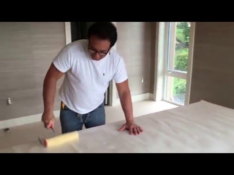 grasscloth wallpaper installation - part 1