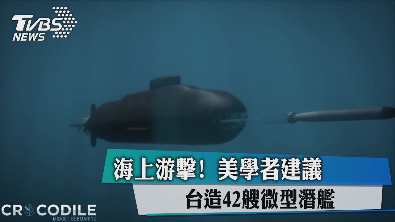 海上游擊! 美學者建議台造42艘微型潛艦