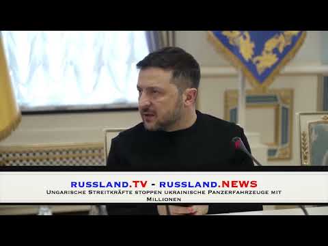 Ungarische Streitkräfte stoppen ukrainische Panzerfahrzeuge mit Millionen