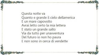Laura Pausini - Mentre la Notte Va Lyrics