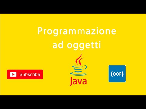Introduzione alla Programmazione a Oggetti in Java - OOP in Java