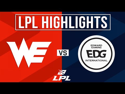 WE vs EDG Highlights ALL GAMES | LPL 2024 Summer | Team WE vs Edward Gaming