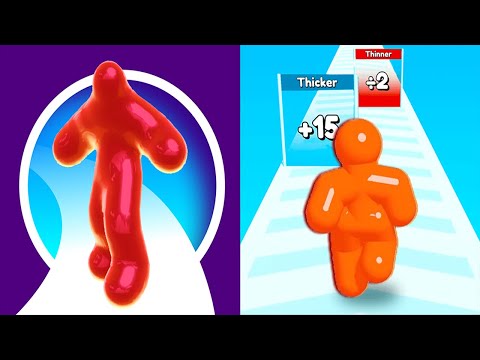 Blob Runner 3D VS Tall Man Run Android iOS Gameplay Level 96-100