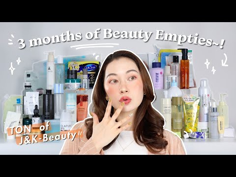 *mostly* J & K-Beauty Empties~ 3 months worth of product! [2025 Q3]