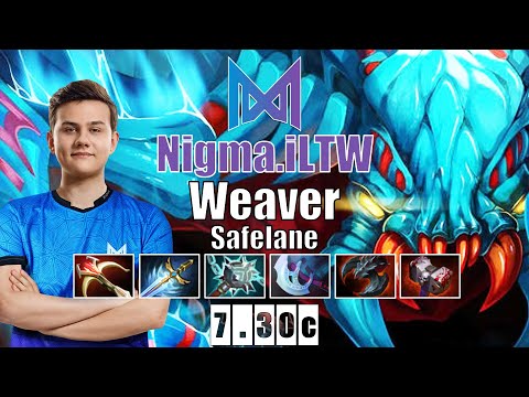Weaver Safelane | Nigma.iLTW | 31 KILLS WTF 7.30C WEAVER SO BROKEN | 7.30c Gameplay Highlights