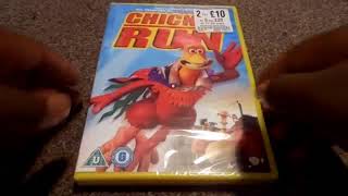 Chicken Run (UK) DVD slow unboxing