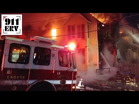 3-Alarm Thanksgiving Fire in Lowell
