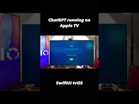 Build ChatGPT SwiftUI tvOS App #swiftui #chatgpt #tvos #appletv thumbnail
