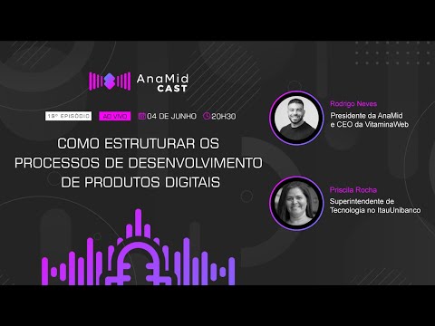 AnaMid Cast: Como estruturar os processos de desenvolvimento de produtos digitais
