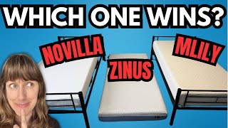 3 Bestselling Mattresses Compared | Novilla vs Zinus vs MLILY