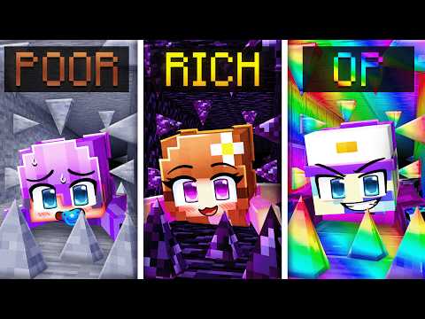 POOR vs RICH vs OP Prison Escape Battle in Minecraft...