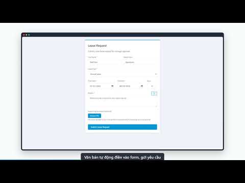 Voice input and approval workflow demo video thumbnail