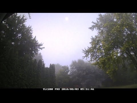 August 3rd, 2018 Time-Lapse - Dense Morning Fog