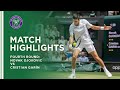 Novak Djokovic vs Cristian Garin | Fourth Round Highlights | Wimbledon 2021
