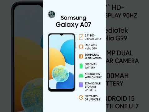 Samsung Galaxy A07 – Best Budget 2025? | Full Specs Revealed #samsunga07